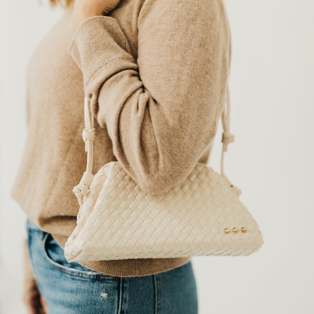 Woven Frame Crossbody Bag