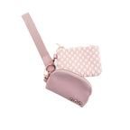 Wonderlust Woven Dual Pouch Wristlet - NEW COLOR!