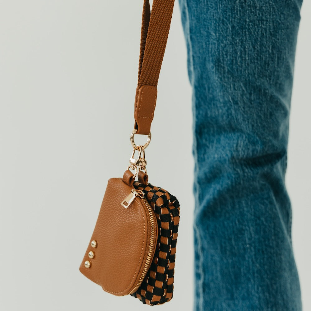 Wonderlust Woven Dual Pouch Wristlet - NEW COLOR!