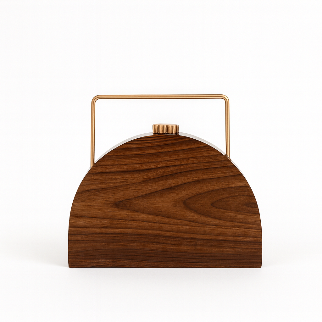 Wooden Evening Clutch
